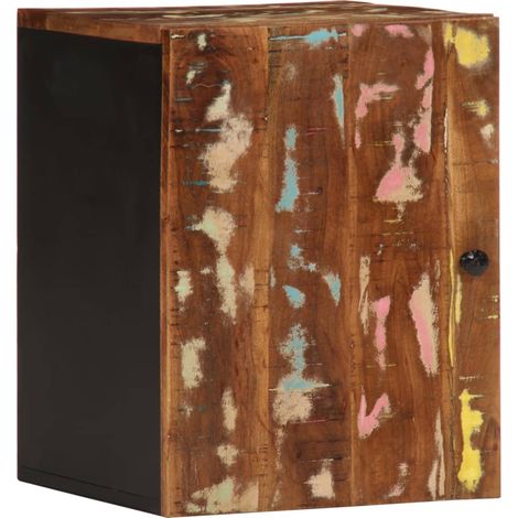 Armoire de salle de bain Meuble de salle de bain Meuble de rangement murale 38x33x48cm bois de récupération 43047 (1/5)