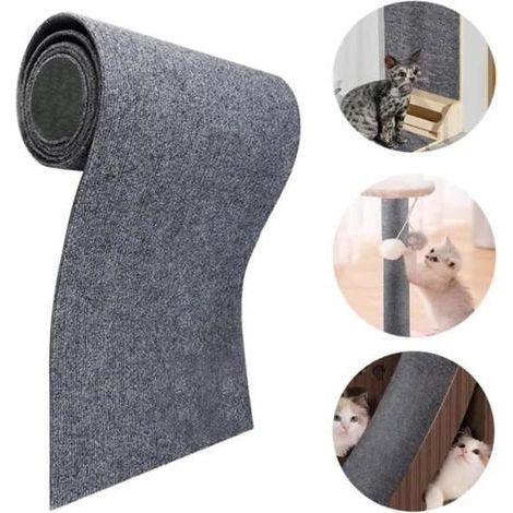 DIY Climbing Cat Scratcher,Protection Canape Chat Anti Griffe,Grattoir Chat Canapé,Protège Les Meubles - Gris Clair,40x200cm (1/4)
