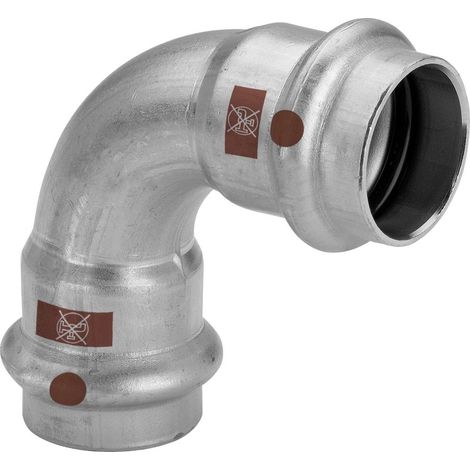 Viega Temponox-gomito a 90 gradi, d 28mm acciaio inossidabile Modello 1716, 809669