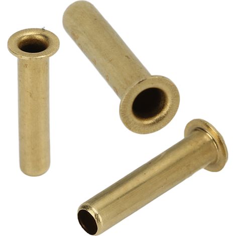 500 Rivets en Cuivre Creux pour Travaux de Couture, Fixation Rapide, Idéal DIY et Projets Manuels (2.32x11x3.8mm) (1/5)