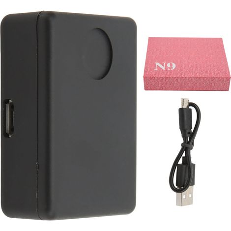 Traceur GPS N9 Compact avec Alarme Sonore Voix Claire Dispositif de Suivi GPS pour Auto Moto (1/5)