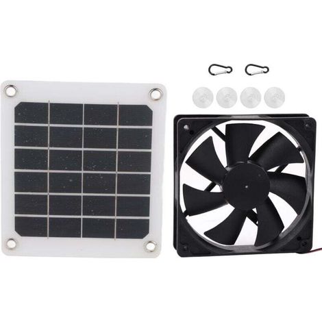 6V/10W Solar-Abluftventilator für Gewächshäuser und Hühnerställe – mit integriertem USB-Anschluss und einfacher Außenmontage