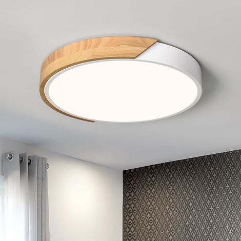 Plafonnier LED 40CM, Plafonnier en métal, Plafonnier Moderne, Lumières Décoratives Blanches, Lumière Blanche 6000K (36W) (1/5)