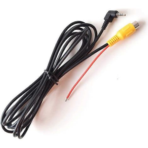 Câble EKYLIN 25 mm Aux vers RCA femelle avec fonction de déclenchement, adaptateur prise AV-IN Aux de voiture vers RCA, convient aux tablettes GPS, caméras embarquées, caméras DVR de voiture, caméras (1/5)