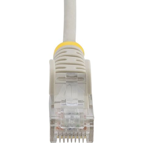 StarTech.com Cavo Ethernet CAT6 Grigio da 7m Patch UTP con Plug RJ45 Antigroviglio e Rilievi di Trazione, Cavo Lan Slim in Rame Puro 28AWG, Sottoposto a test Fluke