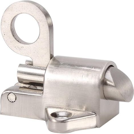 Verrou de porte-fenêtre en aluminium, anneau de sécurité, verrou de porte à ressort (1/5)