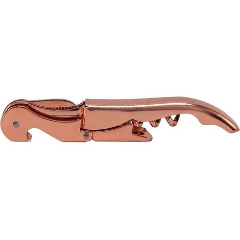 Tire-bouchon multifonction en métal doré rose (1/5)