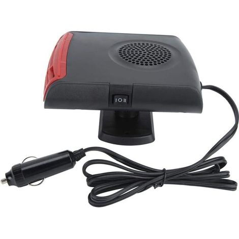 Branchez dans le dégivreur de pare-brise d'allume-cigare, ventilateur de chauffage, 150W 12V pour voiture de camion de véhicule de climatiseur