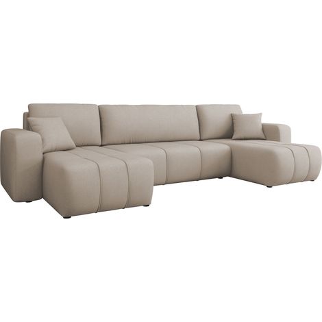 Sofá rinconero Comfivo Laurus II, Velo 623, Función de descanso, Almacenaje, 312x145x82cm, 0 (1/5)