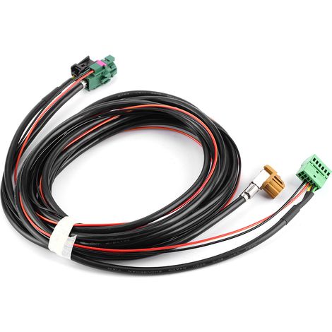 Adaptateur Carplay MQB AUX USB 5G0 035 222 E 5Q0 035 724 F compatible Lamando, commutation téléphone, faisceau de câbles, connecteur d'origine (1/4)