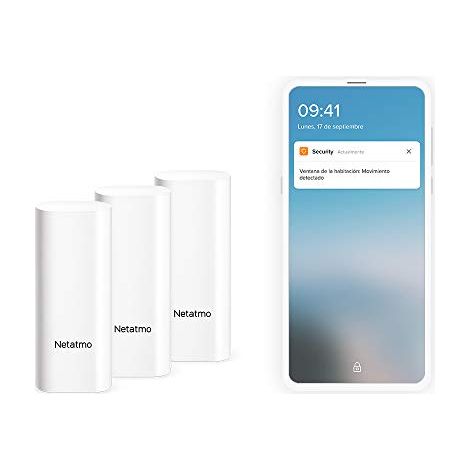 Netatmo DTG-EC Rilevatori di Apertura Bianchi Confezione da 3 (1/4)