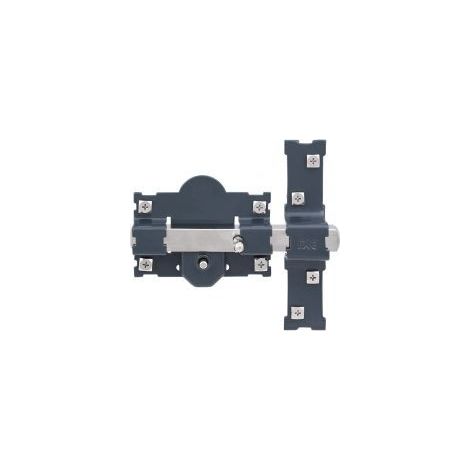 FAC cerrojo fac 101-r/105-p , Cerrojo Fac 101-R/105-P.             - Sistema R.- Se acciona por la parte interior con la mano. Para ello se oprime el botón que hay deba (1/3)