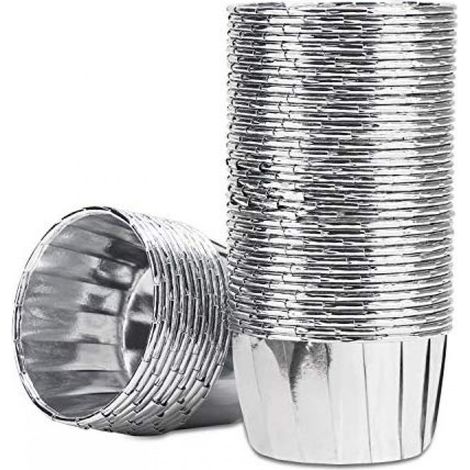 TG80292-3 Muffinförmchen, Silberbecher, Muffinform, 50 Stück (1/5)