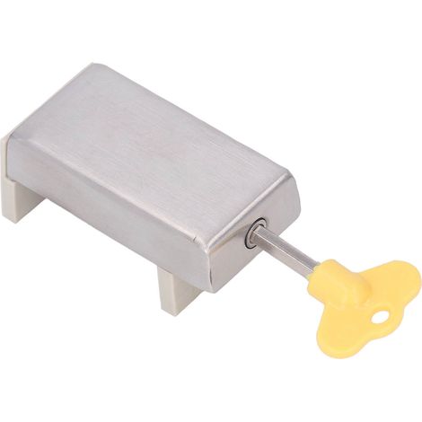 Verrou de sécurité pour fenêtre coulissante mobile avec 2 clés pour la sécurité des enfants à la maison et au bureau (1/5)