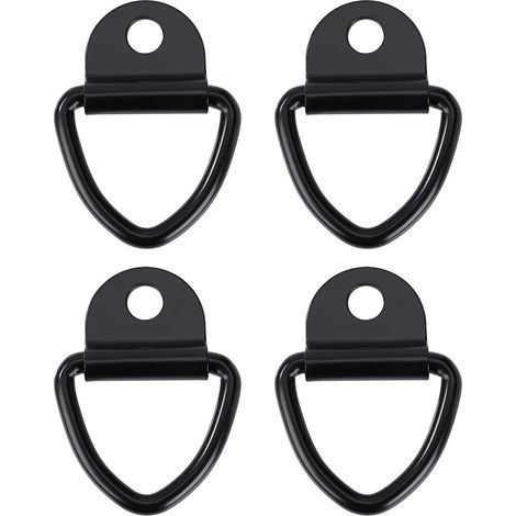 Crochets d'arrimage Anneau Robustes V-Ring en Acier Inoxydable Bague d'ancre pour Remorques Camions et Entrepôts 4pcs (1/5)