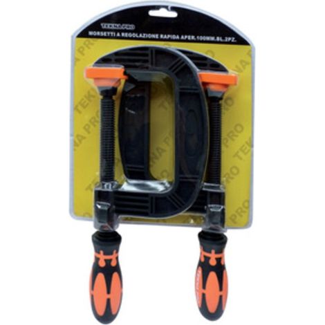 MORSETTO A REGOLAZIONE RAPIDA APER 50 MM BL 2 PZ