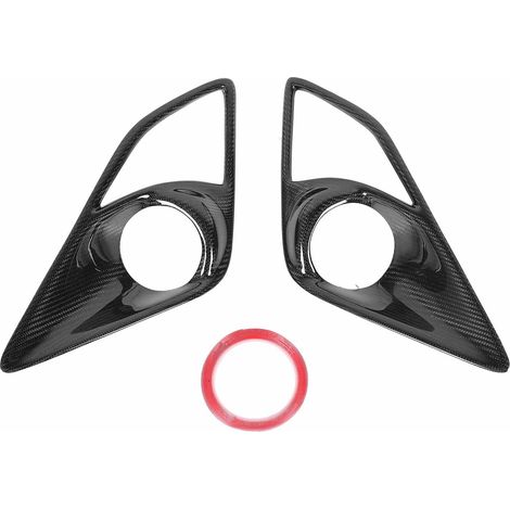 Paire de couvercles de phare antibrouillard avant en Fiber de carbone, grilles de lunette de lampe rigides de remplacement pour GT86 2013 à 2016 (1/5)