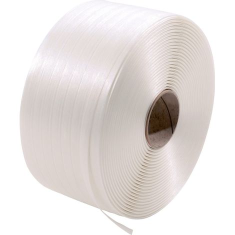 Feuillard textile collé standard 9mmx1500m - COLIS 2 BOBINES (1/3)