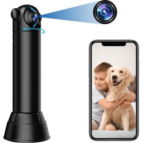 Caméra Espion WiFi,Mini Caméra Cachée HD 1080P Surveillance sans Fil,Maison Micro Camera avec Détection de Mouvement (1/5)