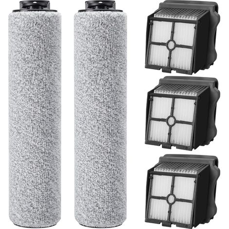 5-teiliges Zubehörset für Tineco iFloor3/Floor One S3 – 2 Bürstenrollen & 3 HEPA-Filter als Ersatzteile (1/5)
