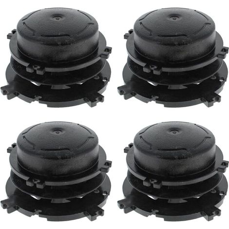 StarRing Pack de 2/4/8 carretes de repuesto para cabezales de desbrozadora para desbrozadoras FS-AutoCut 36-2, 46-2 y 56-2 - 40037133001 Negro (1/5)