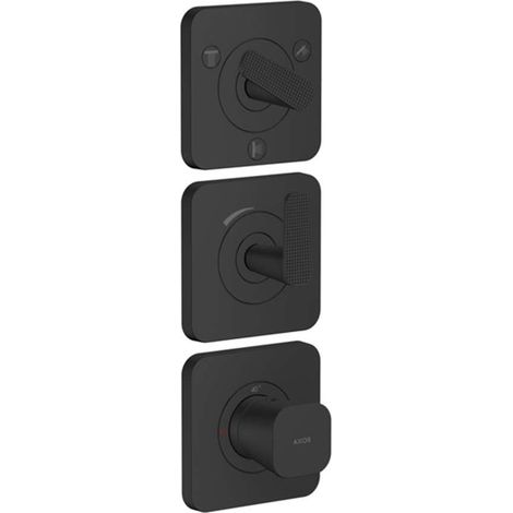 Axor Citterio C - Miscelatore termostatico ad incasso per 3 utenze, nero opaco 49711670 (1/2)