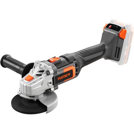 FUXTEC Akku Winkelschleifer 20V E1WS20 – Kabellos, mit Schutzschild & Seitengriff - Scheibendurchmesser: 115mm, max. Drehzahl 7500 U/min (ohne Akku & Ladegerät)