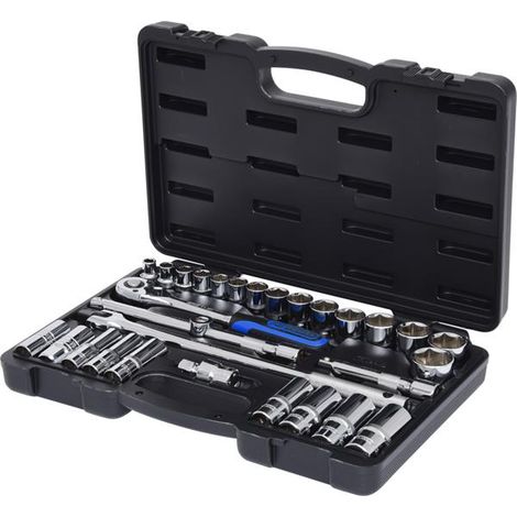 KS Tools 1/2 CHROMEplus Steckschlüssel-Satz, 30-tlg (1/4)
