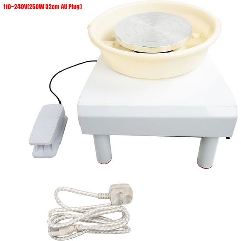 Brosse électrique céramique sans balais 3 pieds, silencieuse, 110240V (250W 32cm prise AU) pour maison (1/5)