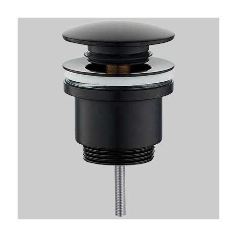 PILETTA CLICK CLACK TONDA NERA - 1" 1/4