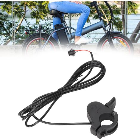 Accélérateur Au Pouce - 300X - Étanche - Pour Vélo Électrique - Gauche Ou Droit - Diamètre Poignée 22,5 mm - 1 Pièce (1/5)