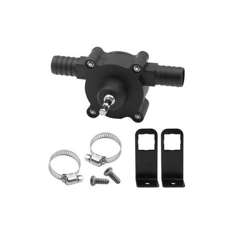 Lot de 2 pompes à eau électriques portables 12V – Auto-amorçante pour puisard, aquarium ou transfert d’eau claire (1/4)