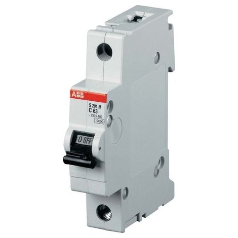 ABB 2 CDS271001R0165 DISYUNTOR MINIATURA COMPACTO SYSTEM PRO M, P LE SIMPLE, TIPO B, CORRIENTE NOMINAL 16 A, 88 MM H X 17,5 M