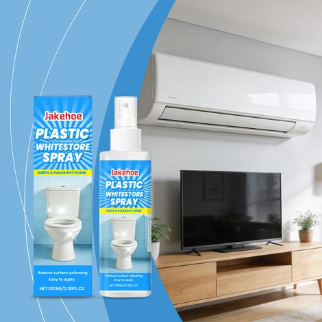 Kunststoffreinigungsspray, geeignet zur Oberflächenreinigung und -pflege in verschiedenen Bereichen wie Klimaanlagen, Kühlschränken und Toiletten – 100 ml -- BIEMMEDUE (1/5)
