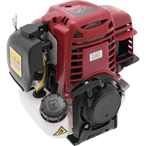 37.7cc 1000W 4-Stroke Engine, Pull Start Gasoline Engine, Low Noise, Single Cylinder Engine, Air Cooled Small Motor for Lawn Mower, Generator, Tillers, Water Pump
