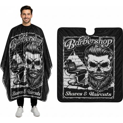 Capa de barbero para una peluquería grande. (1/5)
