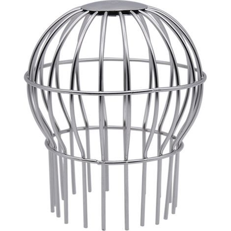 Gutter Guard 3 Inch 304 Stainless Steel Gutter Strainer Filter for 2.6"-3.9" Round Downspout, Stops Leaf Seeds and Other Debris Gutter Cleaning Tool