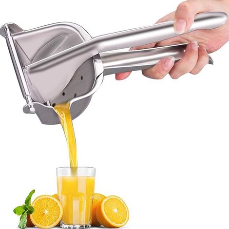 Presse-Agrumes Manuel - 1 pièce, Presse-Agrumes Manuel Inox - Citron/Extraction Jus (1/5)
