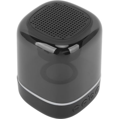 Mini enceinte Bluetooth portable Bluetooth 5.0 avec caisson de basses et éclairage LED RGB (1/5)