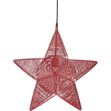 [NEUWERTIG] Pr Home Rigel Dekostern Aus Metall ø 50 Cm Rot Lampe Leuchte Dekorationslampe B-Ware (1/2)