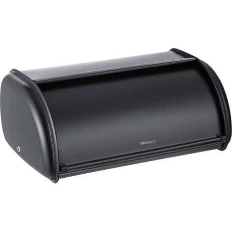 Panera grande de acero 44 cm negro mate KINGHOFF KH-1834 (1/5)