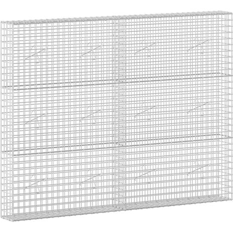 Gabion with 5 mm Wire and 5x5 cm Mesh 200x20x150 cm vidaXL