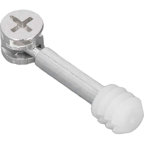 Lot de 100 fixations à came pour panneaux de meubles, écrou de blocage 3 en 1 et boulon de connexion. (1/5)