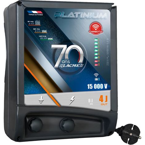 Electrificateur secteur PLATINIUM 4000 S connect’LD Lacmé