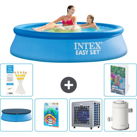 Intex Piscine Easy Set Ronde - 244x61 cm - 7-pièces S164 (1/5)