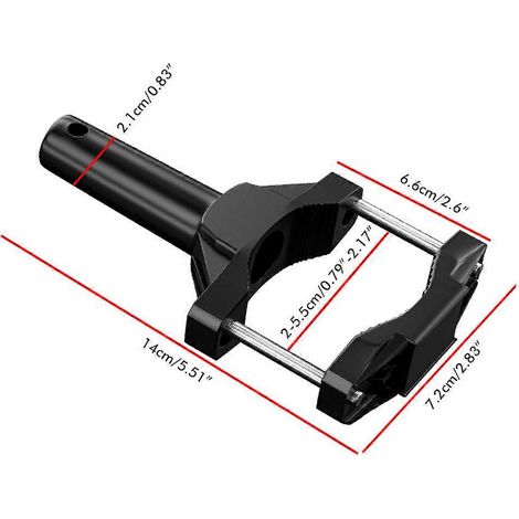 Support de fixation universel pour pare-chocs de moto (1 pièce), support de phare de moto, support fixe portable, support d'extension