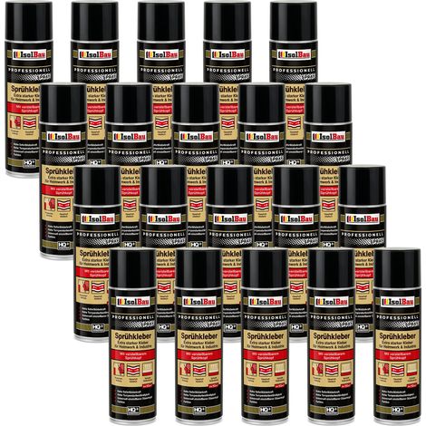 Sprühkleber 20 x 500ml Kontaktkleber Industriekleber Extra Stark Bastelkleber (1/5)