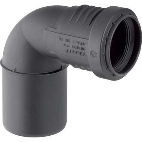 Geberit Silent-PP Bogen 87,5 Grad Außendurchmesser reduziert Außendurchmesser 40mm, d1 50mm (1/5)