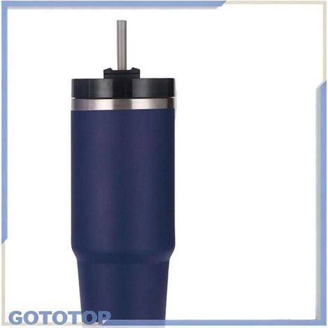 tasse de gobelet Gobelet isolé sous vide en art Bleu marine 20oz Intérieur 80mm/3,1 pouces Extérieur 87mm/3,4 pouces (1/4)
