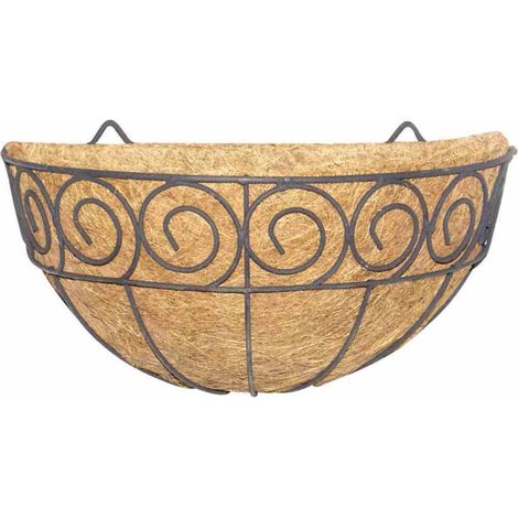 Wandampel Scroll 35 cm mit Kokoseinlage (1/3)